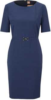 BOSS Dames Boss Daleah Dress in Blauw