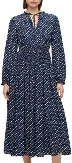 BOSS Dames Boss Dasota1 Jurk in Multi Blauw - EU 34 / UK 6
