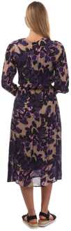 BOSS Dames Boss Demaia Dress in Multi kleur Veelkleurig