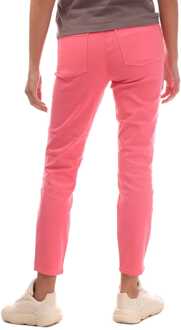 BOSS Dames Boss Slim-Fit Cropped Jeans in Roze - 30W/32L