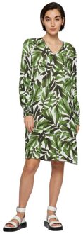 BOSS Dames/Dames C_Decalma Tuniek met bladprint (Groen)