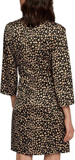 BOSS Dames/Dames C_Denot Jurk (Veelkleurig) Groen