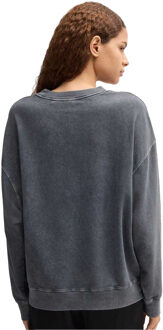 BOSS Dames/Dames C Elaslogan Sweatshirt (Zwart) - maat M