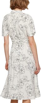 BOSS Dames/Dames Dalluah Jurk (Zwart, Wit) - EU 36 / UK 8