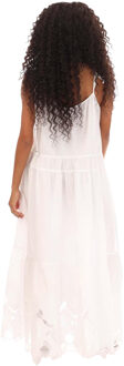 BOSS Dames/Dames Dembaya Maxi Dress (Wit)