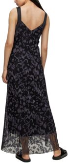 BOSS Dames/Dames Dessona Maxi Dress (Zwart/Grijs) - EU 34/ UK 6 Normal
