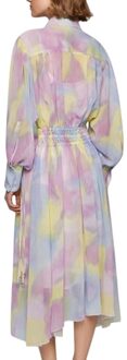 BOSS Dames/Dames Dileola Jurk (Veelkleurig) Groen - EU 36 / UK 8