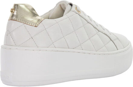 BOSS Dames/Dames Elizas Quilted Leather Wedge Trainers (Wit) - maat EU 40.5 / UK 7