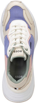 BOSS Dames/Dames Noa Leren Hardlooptrainers (Paars) - maat EU 36 / UK 3