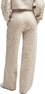 BOSS Dames Naomi Luipaardprint Joggingbroek (Beige) - maat