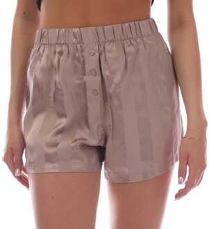 BOSS Dames Pyjamabroek Boss Alexa Regular-Fit in Beige