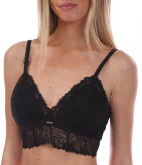 BOSS Damesbeha Boss Bianca Lace Triangle in Zwart