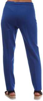 BOSS Damesbroek Boss Tiluna met zijrits in Blauw