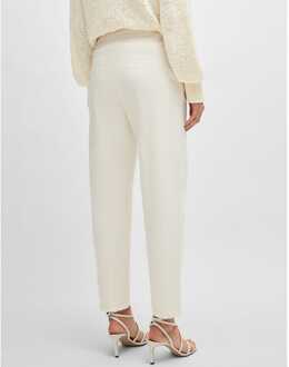 BOSS Damesbroek Boss Tolinda-D Elastische tailleband in Wit - EU 38 / UK 10