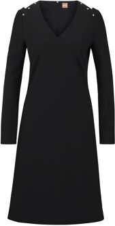 BOSS Damesjurk Boss Dariva in zwart - EU 38 / UK 10