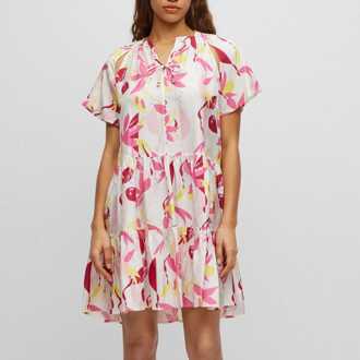 BOSS Damesjurk Boss Darouna in Multi kleur Veelkleurig - EU 36 / UK 8