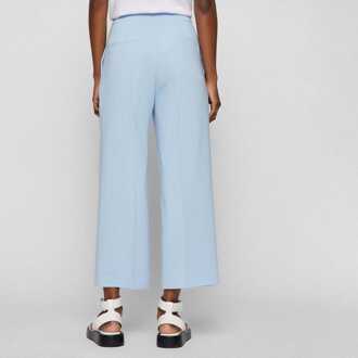 BOSS Damespantalon Boss Tayamana2 in Lichtblauw