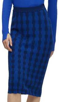 BOSS Damesrok Boss Farkle in Blauw Zwart/blauw - EU 38 / UK 10