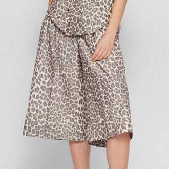 BOSS Damesshort Boss Tanimala in dierenprint