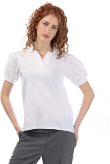 BOSS Damestop Boss Edias in Wit - EU 36 / UK 8