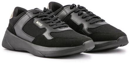 BOSS Dean Run Sneakers Zwart
