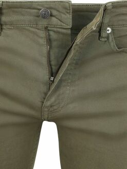 BOSS Delaware Jeans Olijfgroen - W 33 - L 34,W 34 - L 34