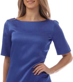 BOSS Dibeca Jurk voor dames in blauw