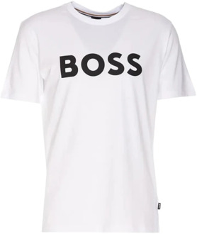 BOSS Exclusief Heren Korte Mouw T-shirt Boss , White , Heren - 2Xl,Xl,L,M,S,3Xl