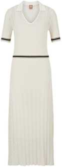 BOSS Gebreide Boss Faselia Jurk in wit voor dames
