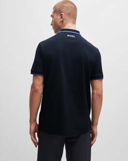 Boss Green Paddy Pro Poloshirt in Marineblauw Navy - S