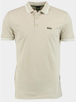 Boss Green Polo korte mouw paddy 10241663 01 50469055/274 Beige - L