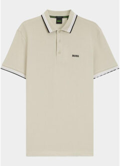 Boss Green Polo korte mouw paddy 10241663 01 50469055/276 - maat XL Beige