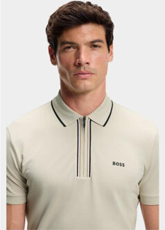 Boss Green Polo korte mouw philix goc 10272836 01 50555698/272 Beige - XXL