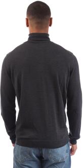 BOSS Heren Baldebert-E Trui met rolhals (Grijs)
