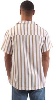 BOSS Heren Boss Beach Shirt in Naturel - M