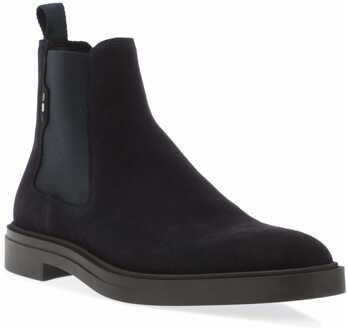 BOSS Heren Boss Calev Chelsea Laarzen in Donkerblauw - EU 47.5 / UK 12
