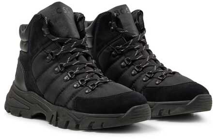 BOSS Heren Boss Chester Halflaarzen in Zwart - maat