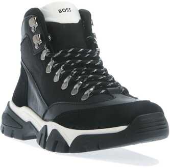 BOSS Heren Boss Chester Halflaarzen in Zwart