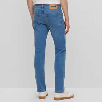 BOSS Heren Boss Delaware3-1 Slim-Fit Jeans in Blauw