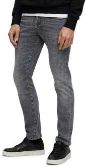 BOSS Heren Boss Delaware3 Slim-Fit Jeans in Charcoal Houtskool - 36W/34L