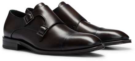 BOSS Heren Boss Derrek Monk in bruin - maat