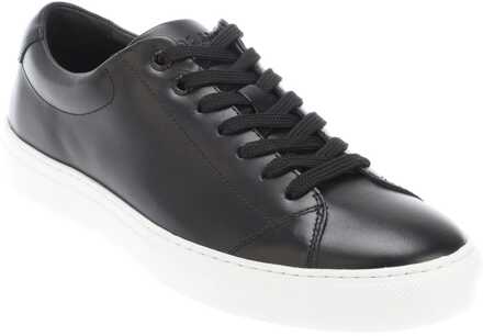 BOSS Heren Boss Enlight Leather Trainers in Zwart - maat EU 39/ UK 6