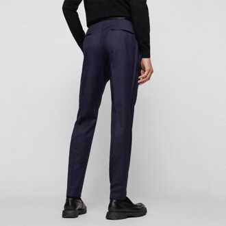 BOSS Heren Boss Gilan broek in donkerblauw - maat