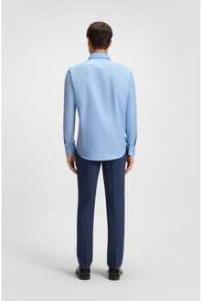 BOSS Heren Boss H-Joe-Spread-C1-222 overhemd in lichtblauw - 17.75 inch