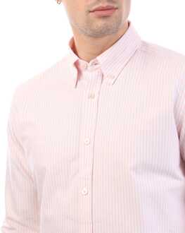 BOSS Heren Boss H-Roan-BD-E-C1-243 Slim Fit Overhemd in Roze