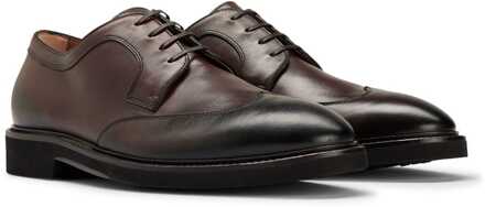 BOSS Heren Boss Jerrard Derbyschoenen in Bruin - EU 39/ UK 6