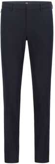BOSS Heren Boss Kaito1 Broek in Donkerblauw - 40W/32L