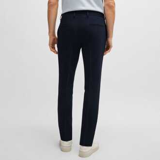 BOSS Heren Boss L-Gee Slim-Fit broek in donkerblauw