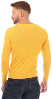 BOSS Heren Boss Leno-P Sweater in Geel - maat L