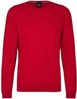 BOSS Heren Boss Leno-P Sweater in Rood